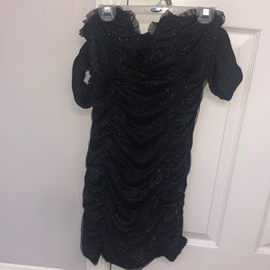 Sparkly black dress